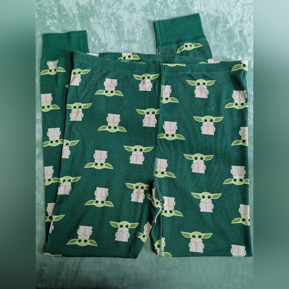 Hanna Andersson Baby Grogu Adult Long John Pajama Pant XXL - Picture 3 of 6